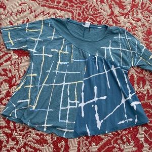 Anthropologie Blue Babydoll Top ✨